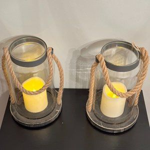 Battery operated hanging lantern